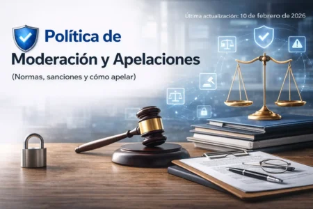 Moderación y apelaciones
